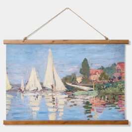 Claude Monet - Regattas in Argenteuil Hangend Wandkleed
