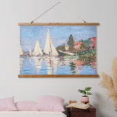 Claude Monet - Regattas in Argenteuil Hangend Wandkleed (Slaapkamer)
