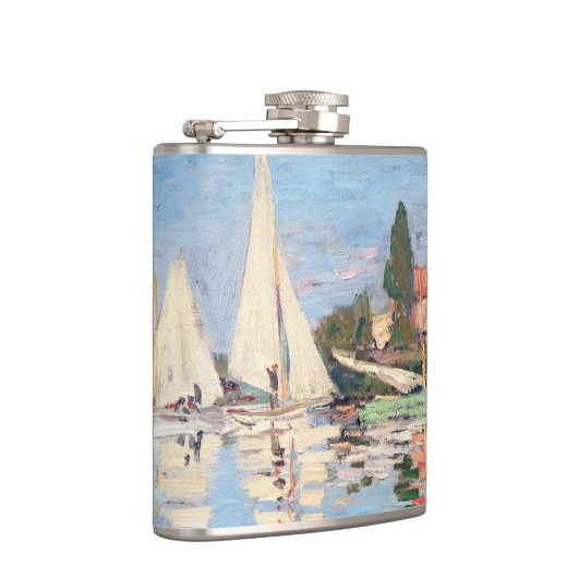 Claude Monet - Regattas in Argenteuil Heupfles (Rechts)