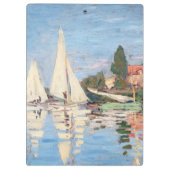 Claude Monet - Regattas in Argenteuil Klembord (Achterkant)
