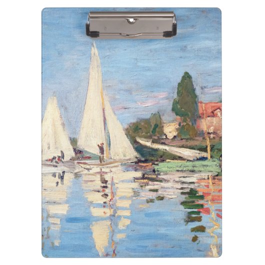Claude Monet - Regattas in Argenteuil Klembord (Voorkant)