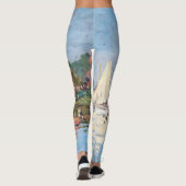 Claude Monet - Regattas in Argenteuil Leggings (Achterkant)