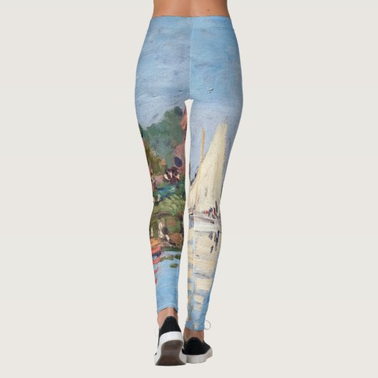 Claude Monet - Regattas in Argenteuil Leggings (Achterkant)