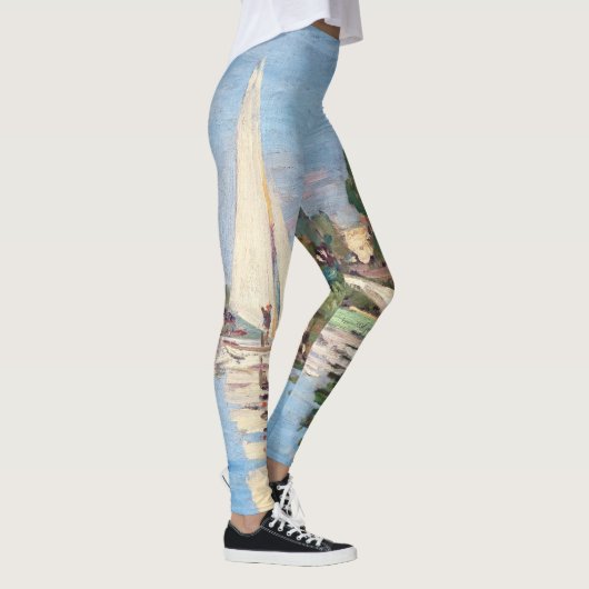 Claude Monet - Regattas in Argenteuil Leggings (Rechts)