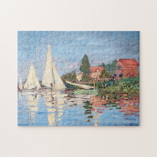 Claude Monet - Regattas in Argenteuil Legpuzzel (Horizontaal)