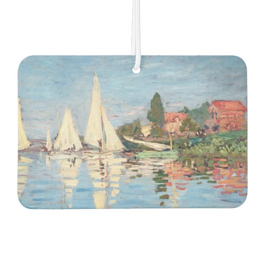 Claude Monet - Regattas in Argenteuil Luchtverfrisser (Voorkant)