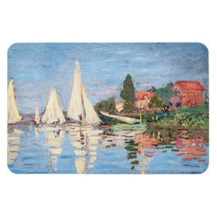 Claude Monet - Regattas in Argenteuil Magneet