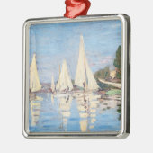 Claude Monet - Regattas in Argenteuil Metalen Ornament (Links)