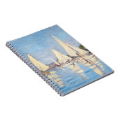 Claude Monet - Regattas in Argenteuil Notitieboek (Rechterzijde)