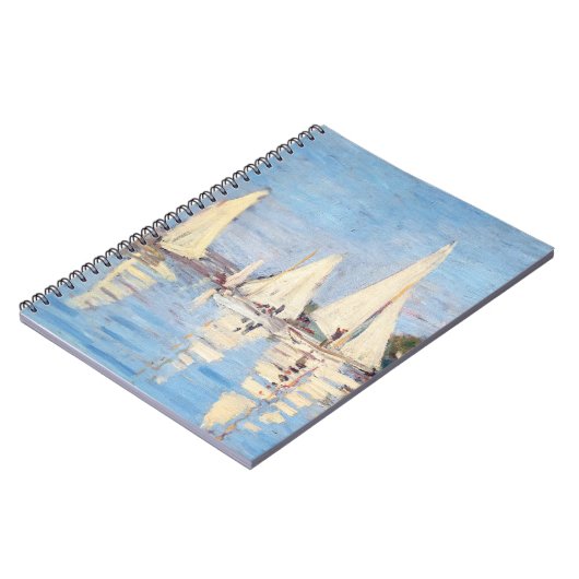 Claude Monet - Regattas in Argenteuil Notitieboek (Linkerzijde)