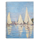 Claude Monet - Regattas in Argenteuil Notitieboek (Voorkant)