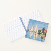 Claude Monet - Regattas in Argenteuil Notitieboek (Binnen)