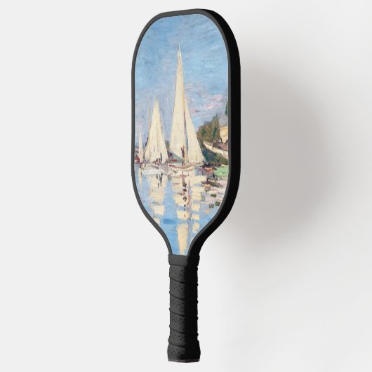 Claude Monet - Regattas in Argenteuil Pickleball Paddle (Links)
