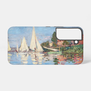Claude Monet - Regattas in Argenteuil Samsung Galaxy Hoesje