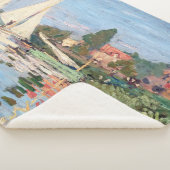 Claude Monet - Regattas in Argenteuil Sherpa Deken (3/4)