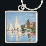 Claude Monet - Regattas in Argenteuil Sleutelhanger<br><div class="desc">Regattas in Argenteuil regates a Argenteuil. Door Claude Monet in 1872.</div>