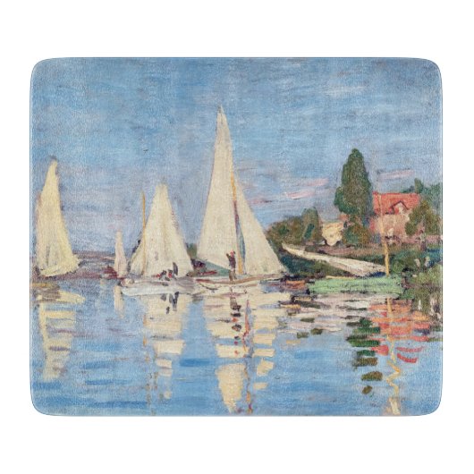 Claude Monet - Regattas in Argenteuil Snijplank (Voorkant)