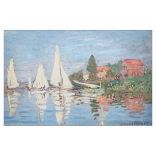 Claude Monet - Regattas in Argenteuil Stof
