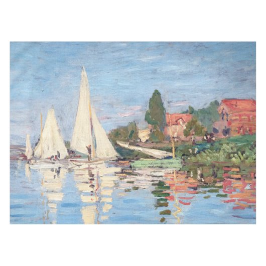 Claude Monet - Regattas in Argenteuil Tafelkleed (Voorkant (Horizontaal))