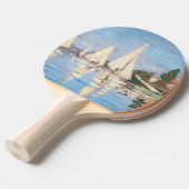 Claude Monet - Regattas in Argenteuil Tafeltennisbatje (Voorkant Gekanteld)