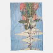 Claude Monet - Regattas in Argenteuil Theedoek (Verticaal)