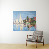 Claude Monet - Regattas in Argenteuil Wandkleed (In Situ (horizontaal))