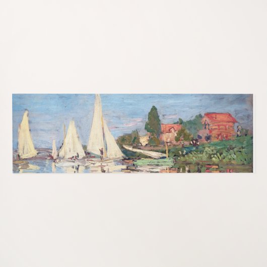 Claude Monet - Regattas in Argenteuil Yogamat (Achterkant (horizontaal))