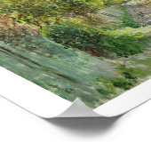 Claude Monet | Riverbank bij Gennevilliers Poster (Hoek)