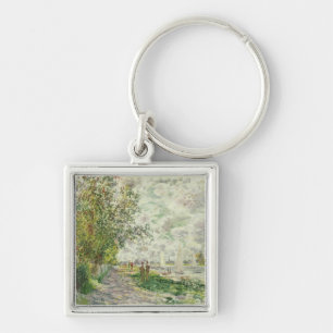 Claude Monet   Riverbank bij Gennevilliers Sleutelhanger