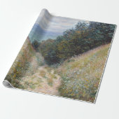 Claude Monet Road in La Cavée, Pourville Cadeaupapier (Uitgerold)