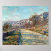 Claude Monet Road van La Roche-Guyon Poster (Voorkant)