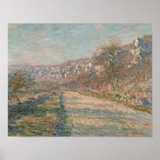 Claude Monet - Road van La Roche-Guyon Poster (Voorkant)