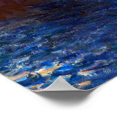 Claude Monet Rocks in Belle-lle, Port-Domois Poster (Hoek)