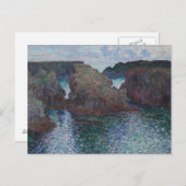 Claude Monet - Rocks in Port-Goulphar, Belle-Ile Briefkaart (Voorkant / Achterkant)