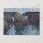 Claude Monet - Rocks in Port-Goulphar, Belle-Ile Briefkaart (Voorkant)