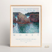 Claude Monet Rocks op Port Goulphar Art Print