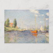 Claude Monet. Rode boten, Argenteuil Briefkaart (Voorkant)