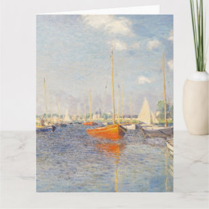 Claude Monet. Rode boten, Argenteuil Kaart