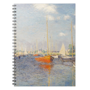 Claude Monet. Rode boten, Argenteuil Notitieboek