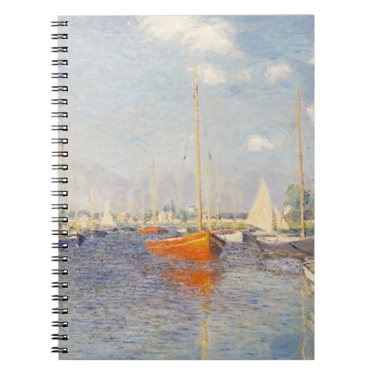 Claude Monet. Rode boten, Argenteuil Notitieboek (Voorkant)