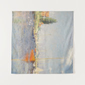 Claude Monet. Rode boten, Argenteuil Wandkleed (Voorkant (horizontaal))