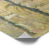 Claude Monet | Roen kathedraal op volle zon Poster (Hoek)