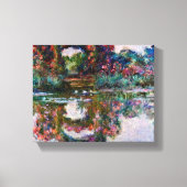 Claude Monet - Roos blote kerken bij Giverny Canvas Afdruk (Voorkant)