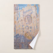 Claude Monet - Rouen Cathedraal bij zonsondergang Bad Handdoek (Handdoek)