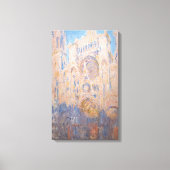 Claude Monet - Rouen Cathedraal bij zonsondergang Canvas Afdruk (Voorkant)