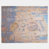 Claude Monet - Rouen Cathedraal bij zonsondergang Fleece Deken (Voorkant (Horizontaal))