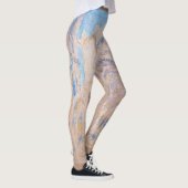 Claude Monet - Rouen Cathedraal bij zonsondergang Leggings (Rechts)