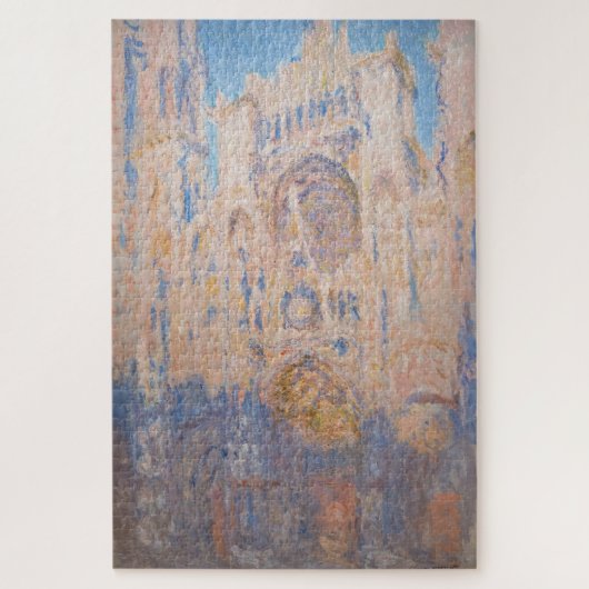 Claude Monet - Rouen Cathedraal bij zonsondergang Legpuzzel (Verticaal)