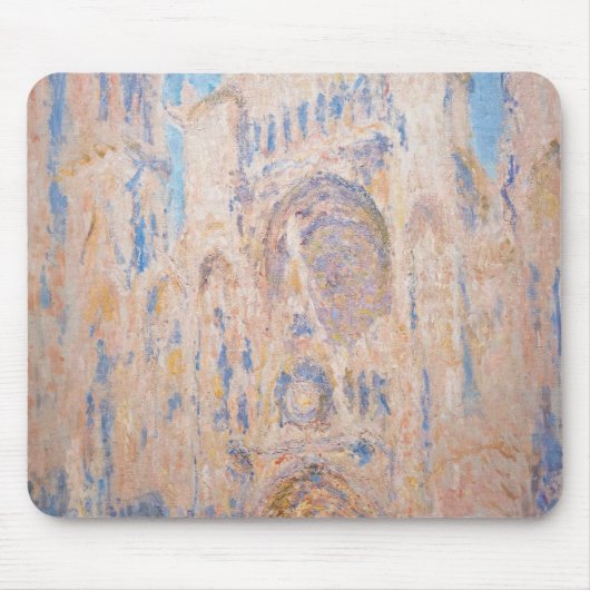 Claude Monet - Rouen Cathedraal bij zonsondergang Muismat (Voorkant)