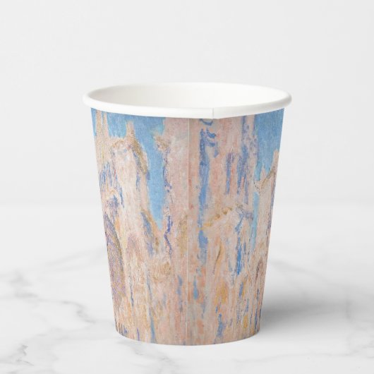 Claude Monet - Rouen Cathedraal bij zonsondergang Papieren Bekers (Rechts)